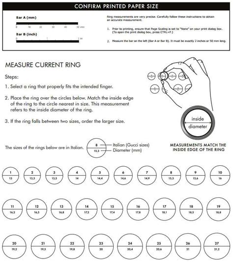 gucci ring sizes compared to pandora|gucci bracelet size chart.